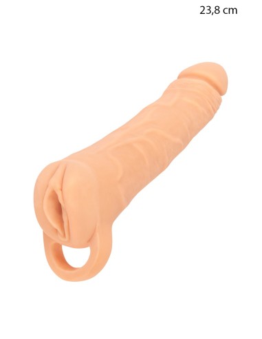 Extension de pénis  23,8 cm + Masturbateur - Nature Skin